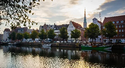 Lübeck Untertrave Septembermorgen 2013 Panoramio