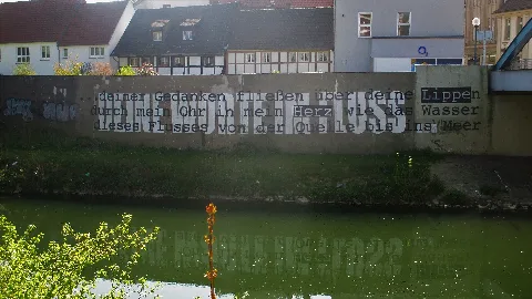 Lünen Deine Worte Im Fluss Markus Wengrzik