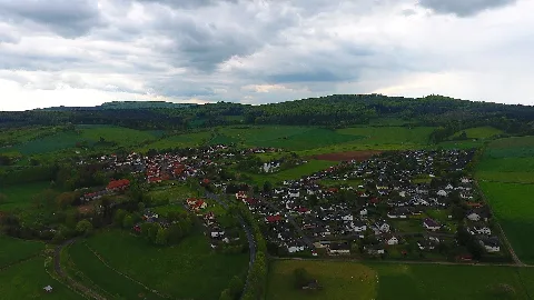 Luftaufnahme Oberaula Hausen