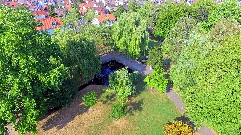 Luftaufnahme Stadtgarten Kornwestheim 2015 07 24