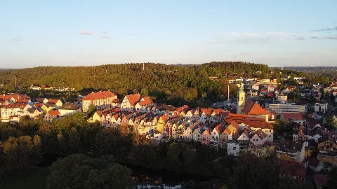 Luftaufnahme Stadtpanorma