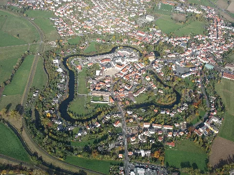 Luftbild Wasserfestung Ziegenhain