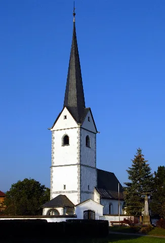 Magdalensberg Sankt Lorenzen Filialkirche Hl. Laurentius Sw Ansicht 29092006 3715