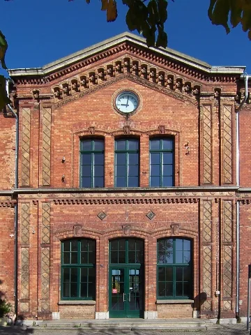 Malchin Bahnhofsportal