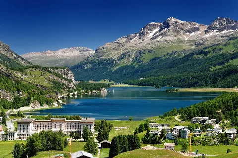 Maloja Lake Sils