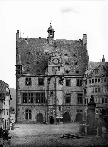 Marburg Rathaus Ludwig Bickell Zwischen 1878+1901