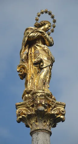 Mariensäule, Vorau Detail