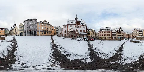 Markt, Pößneck, Panorama, 160117, Ako
