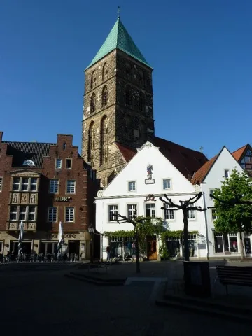 Marktplatz Und Kirche In Rheine (Ems). Geo En.hlipp.de 10804