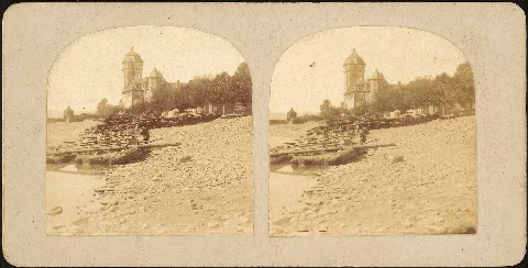 Martinsburg (Oberlahnstein) Early Calotype Stereograph View Dp75388