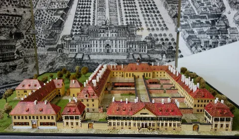 Modell Zuchthaus Ludwigsburg Stand 1790 Strafvollzugsmuseum Ludwigsburg