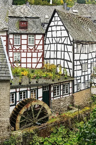 Monschau Germany Millwheel 01
