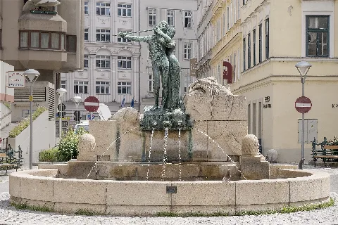 This is a photo of public art indexed in a public art catalogue of Vienna (Austria) under the number: 43443 (commons, de) .