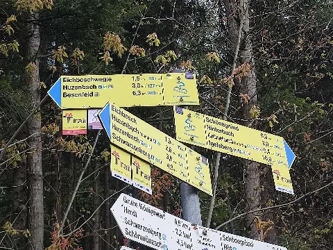 Mtb Wegweiser Alte Landstraße