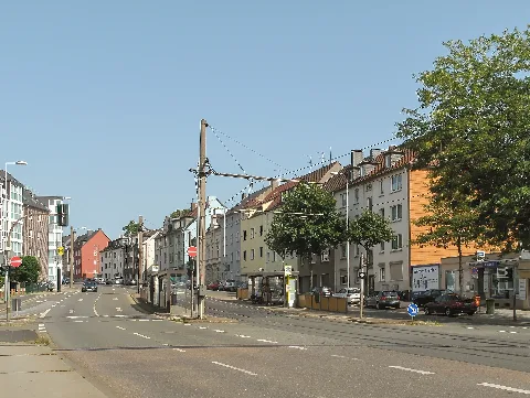 Mülheim An Der Ruhr, Straatzicht3 Aktienstraße Foto2 2012 08 19 15.19