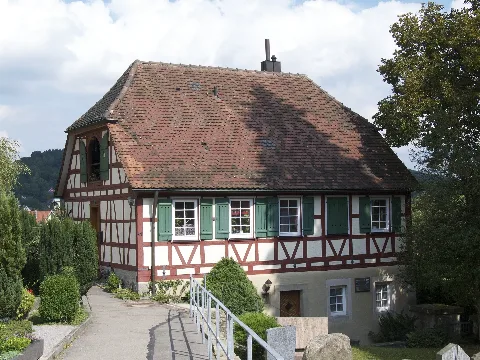 Murrhardt Altstadt Alter Friedhof Ehem. Armenhaus Ansicht Von Westen