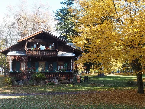 Nebengebäude Fuggerhaus (Um1890) Oberstdorf