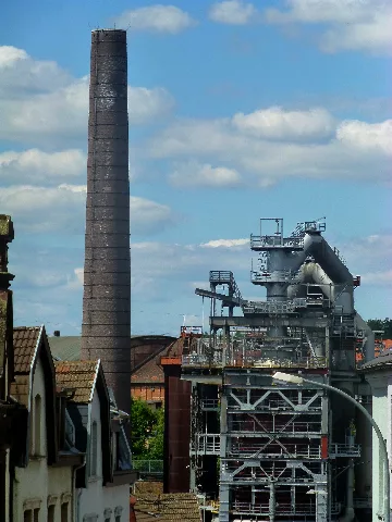 Neunkirchen Saar – Blick Von Der Rollerstraße Auf Ehemalige Hüttenanlagen Panoramio