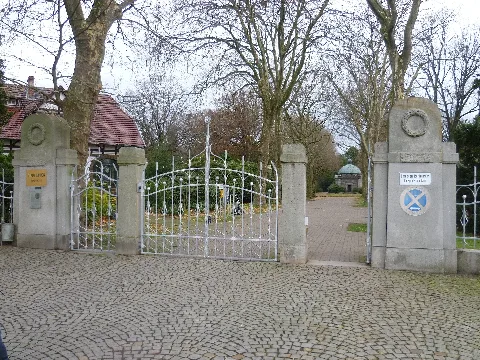 Nordfriedhof Minden Eingang