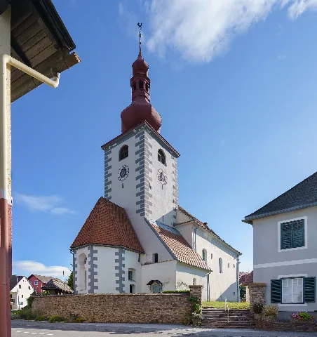 Nordost Ansicht, Pfarrkirche Edelschrott