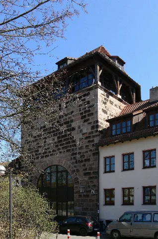 Nürnberg Hintere Insel Schütt Scharzes Z Stadtseite 1