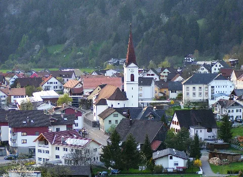 Nueziders Ortsmitte