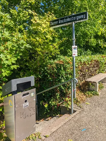 Oberer Reichelenbergweg (Stuttgart) Oben