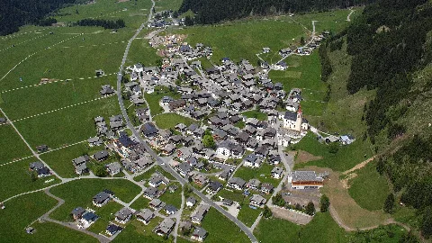 Obertilliach, Luftaufnahme 2015