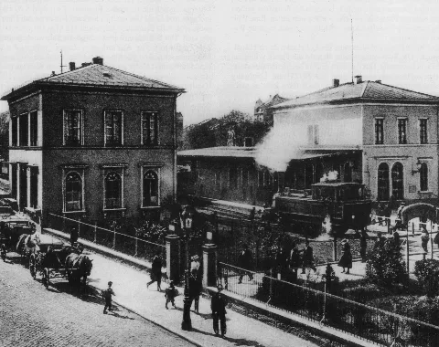 Offenbach Lokalbahnhof 1900