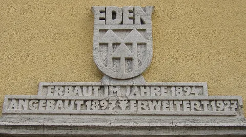 Oranienburg Eden Inschrift