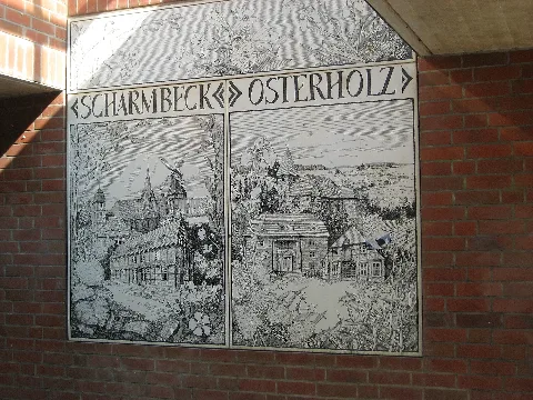 Osterholz Und Scharmbeck, Darstellung Der Stadtteile In Bahnhofsunterführung