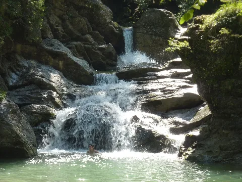 Ostertaltobel Bad Unterm Wasserfall