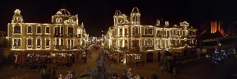 Phantasialand Wintertraum Alt Berlin At Night