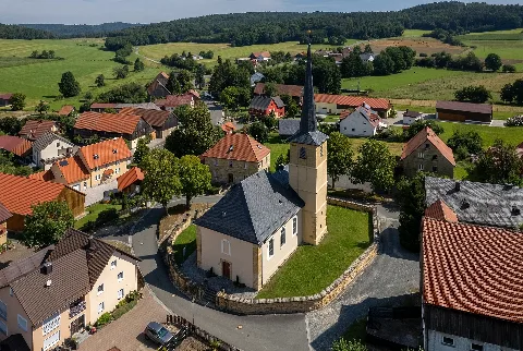 Poppendorf Luftbild Kirche 20210815 Rm 113140