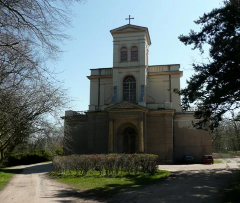 Putbus Blick Zur Schlosskirche Geograph.org.uk 8783
