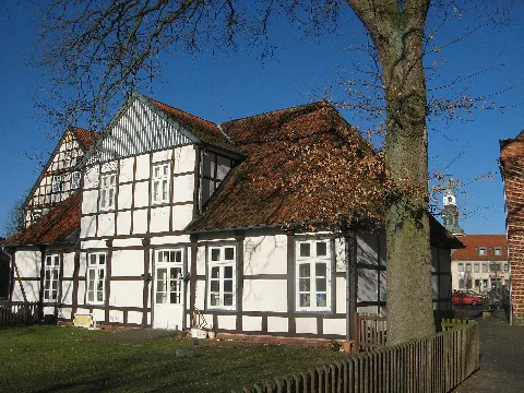 Quakenbrueck Fachwerkhaus Mit Turm