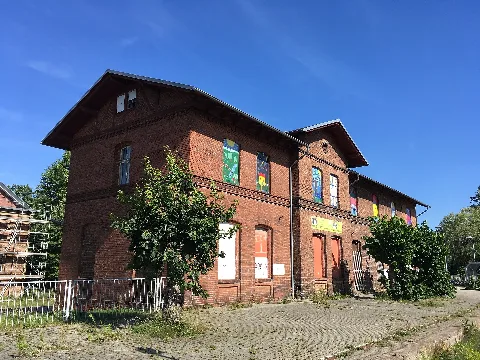 Rietschen, Bahnhof Empfangsgebäude (3)