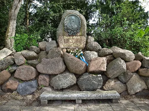 Roßlau,Gedenkstein Friedrich Ludwig Jahn