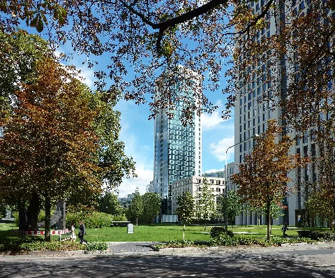 Rothschildpark Sued 2010 Frankfurt Park Tower Ffm