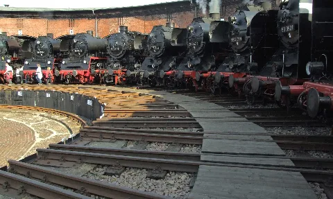 Saechsisches Eisenbahnmuseum Gravitat Off Lokschuppen Bahnhof Hilbersdorf (Sem)