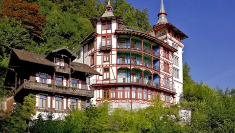 Schlössli Schönegg, Wilhelmshöhe, Hauptgebäude Und Chalet