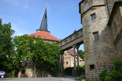 Schloss Thurnau Brückengang