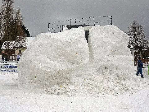 Schneckenstein Aus Schnee 2