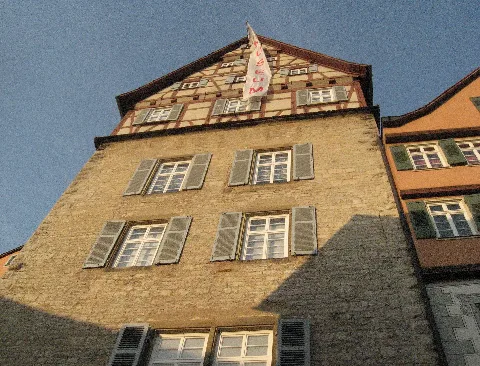 Schwäbisch Hall, Keckenburg, Blick Aufwärts