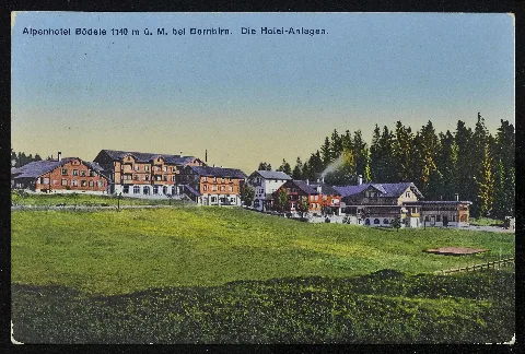 Schwarzenberg Former Alpenhotel Boedele Luib Felix 1919 141524