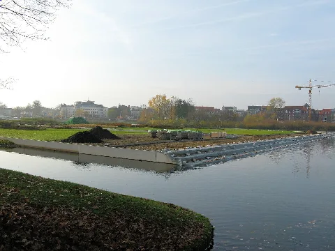 Schwerin Buga Baustelle Schwimmende Wiese 2008 11 08 014
