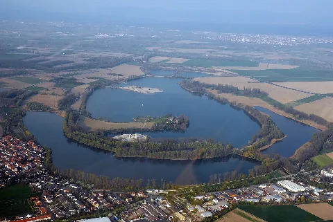 Silbersee Luftbild
