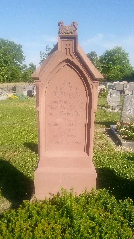 Soldatengrab Friedhof Hundheim 1866