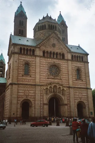 Speyer, The Western Facade Of The Cathedral