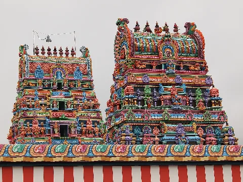 Sri Kamadchi Ampal Gopurams